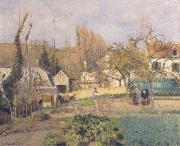 Camille Pissarro Kitchen Garden at L-Hermitage,Pontoise oil on canvas